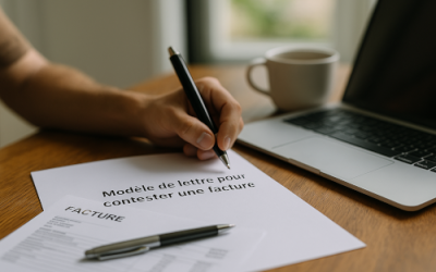 Modèle de lettre pour contester une facture